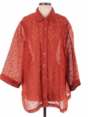 Allison Daley textured woven blouse